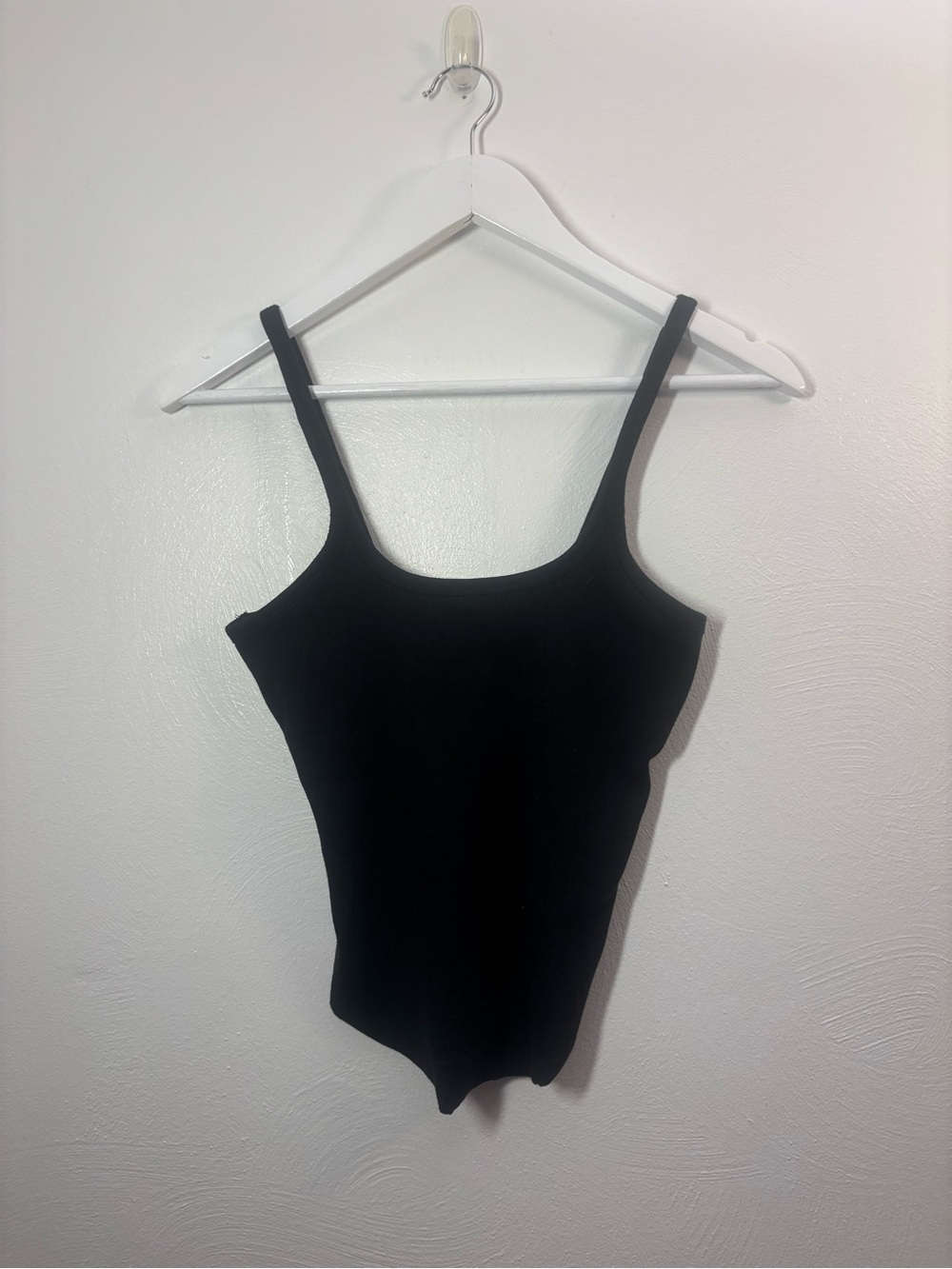 Free People Movement Black Ribbed One Step Tank Top Size XS